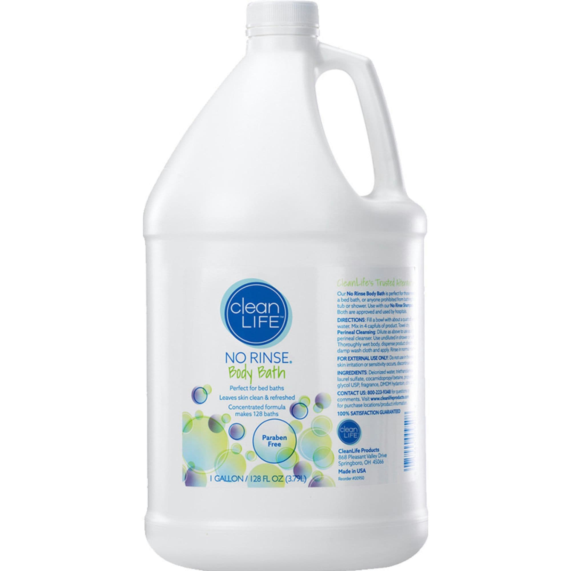 CleanLife No-Rinse Body Bath Concentrated Formula