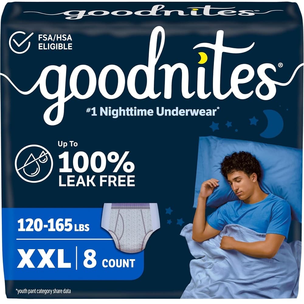 GoodNites NightTime Underwear for Boys