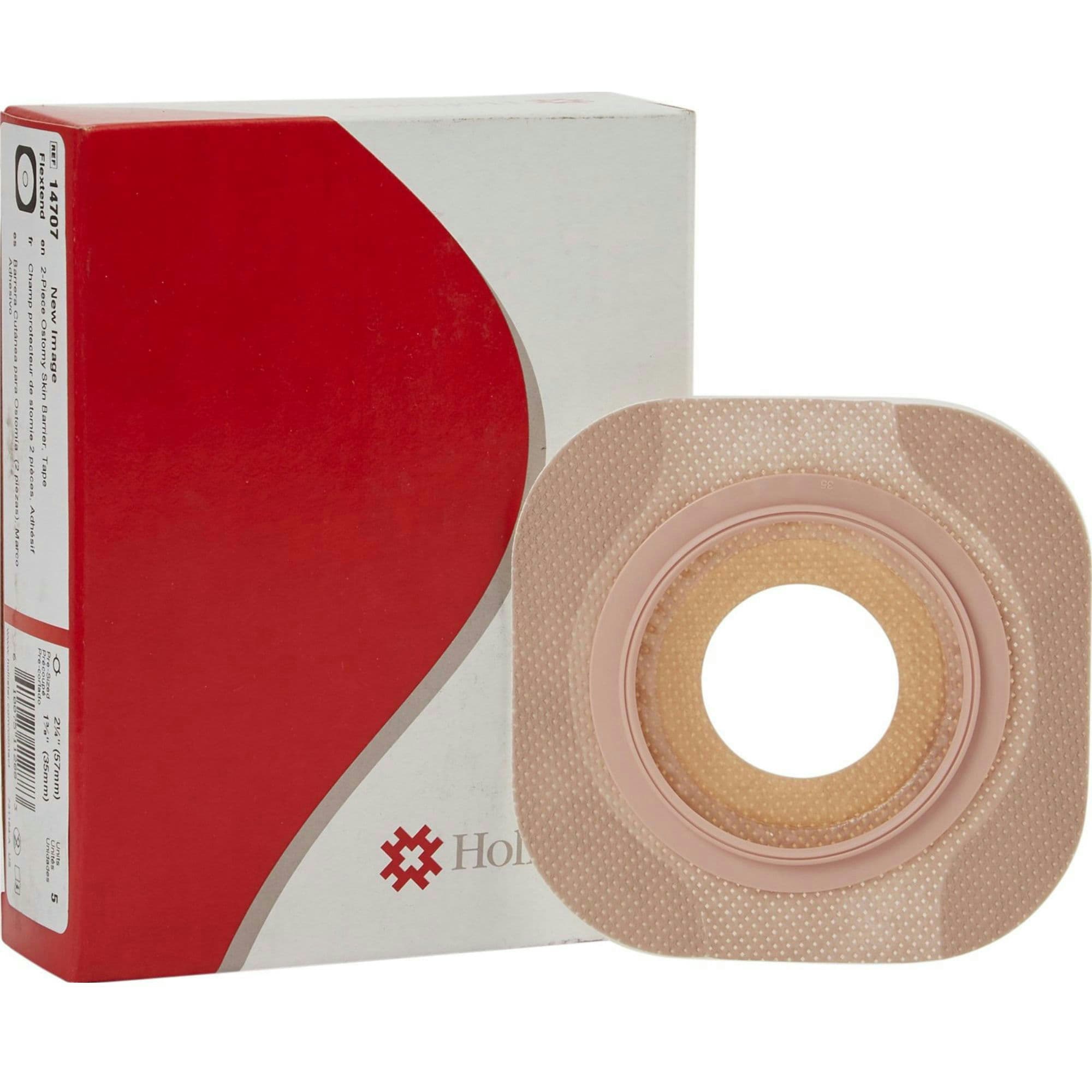 Hollister New Image Flextend Flat Skin Barrier with Tape Border, Pre-Sized