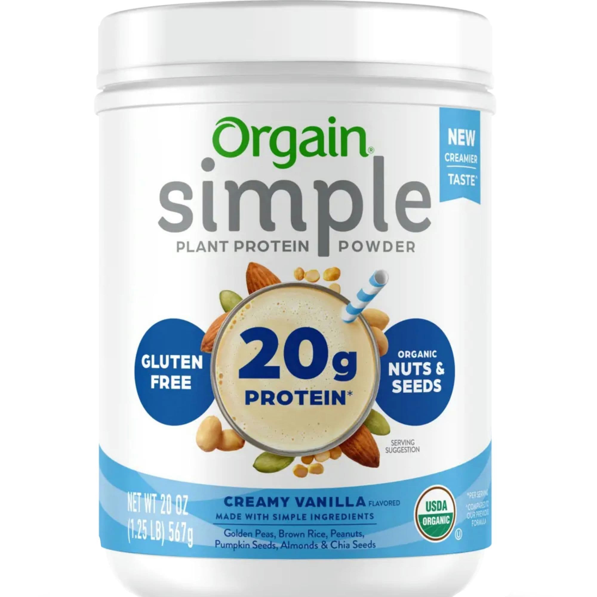 Orgain Simple Plant Protein Powder