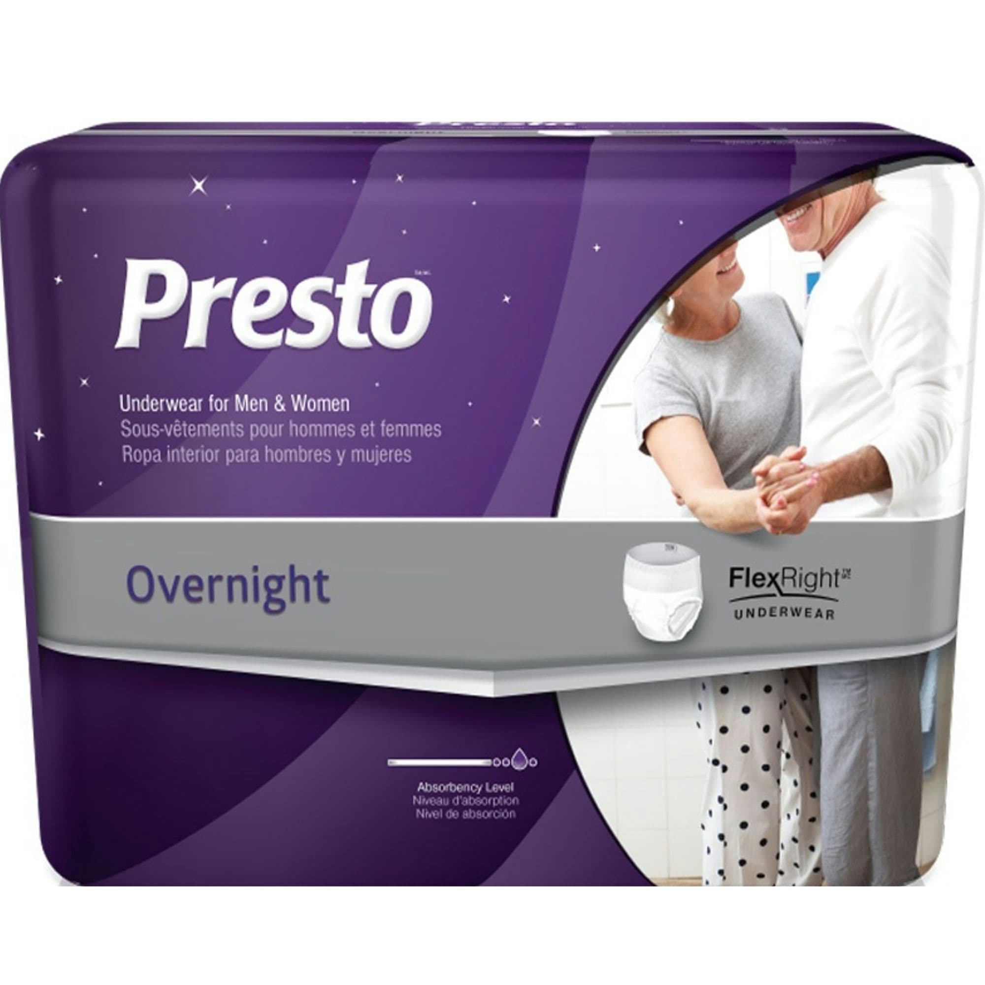 Presto Overnight Pull-Up Underwear for Men and Women