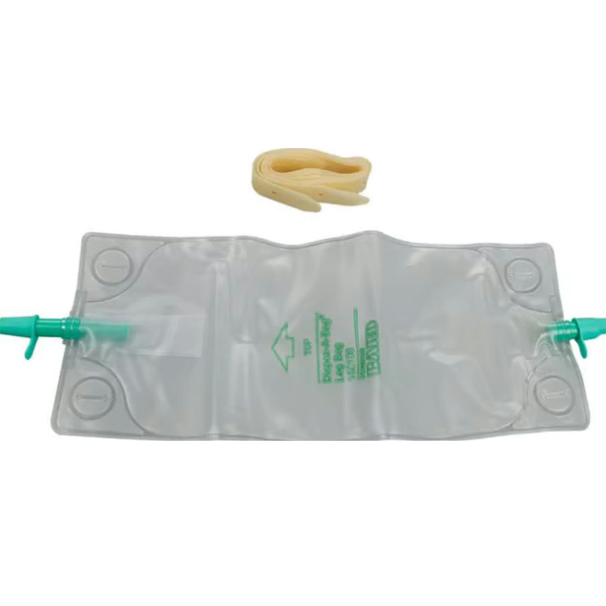 Bard Dispoz-A-Bag Leg Bag with Rubber Cap Valve