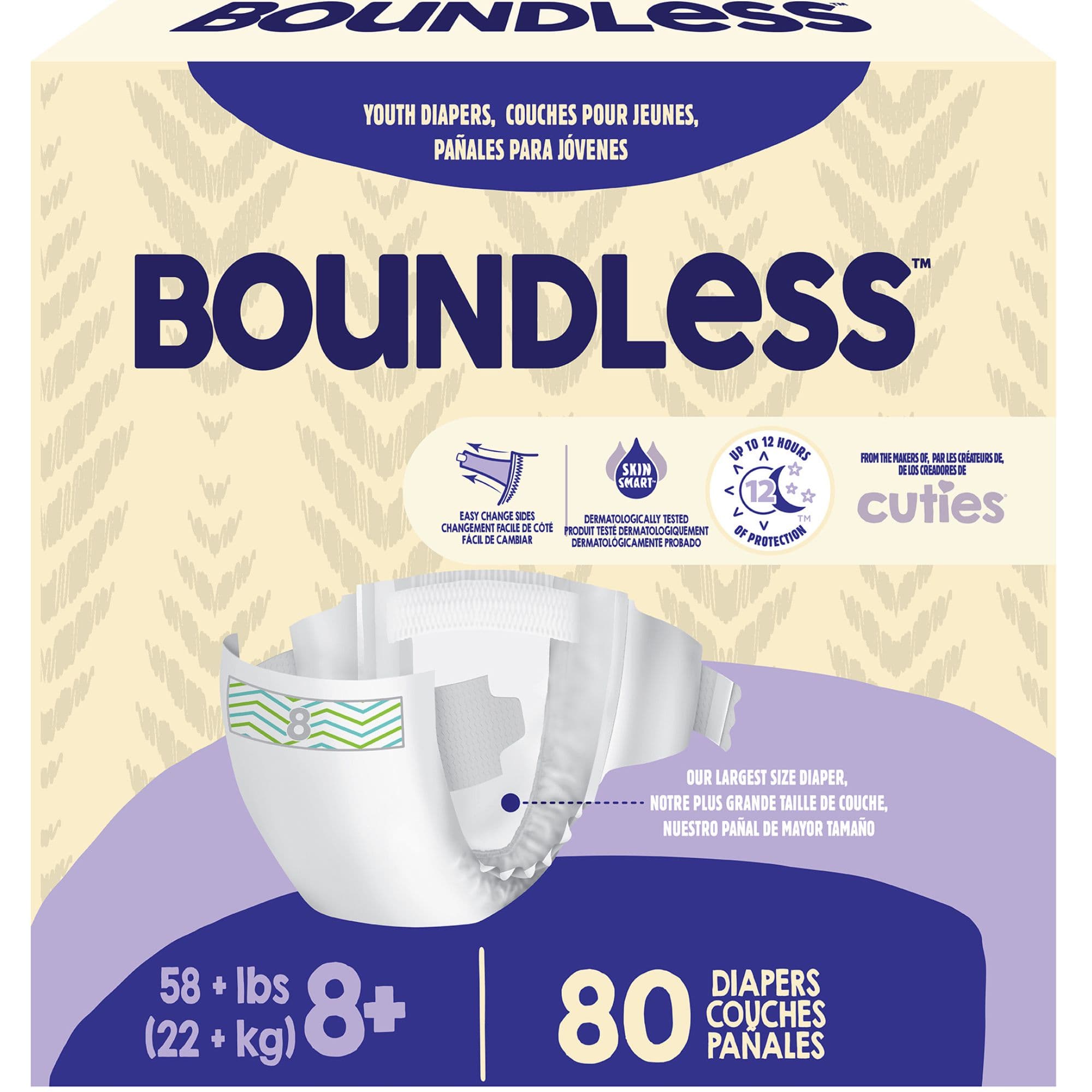 Cuties Boundless Youth Diapers