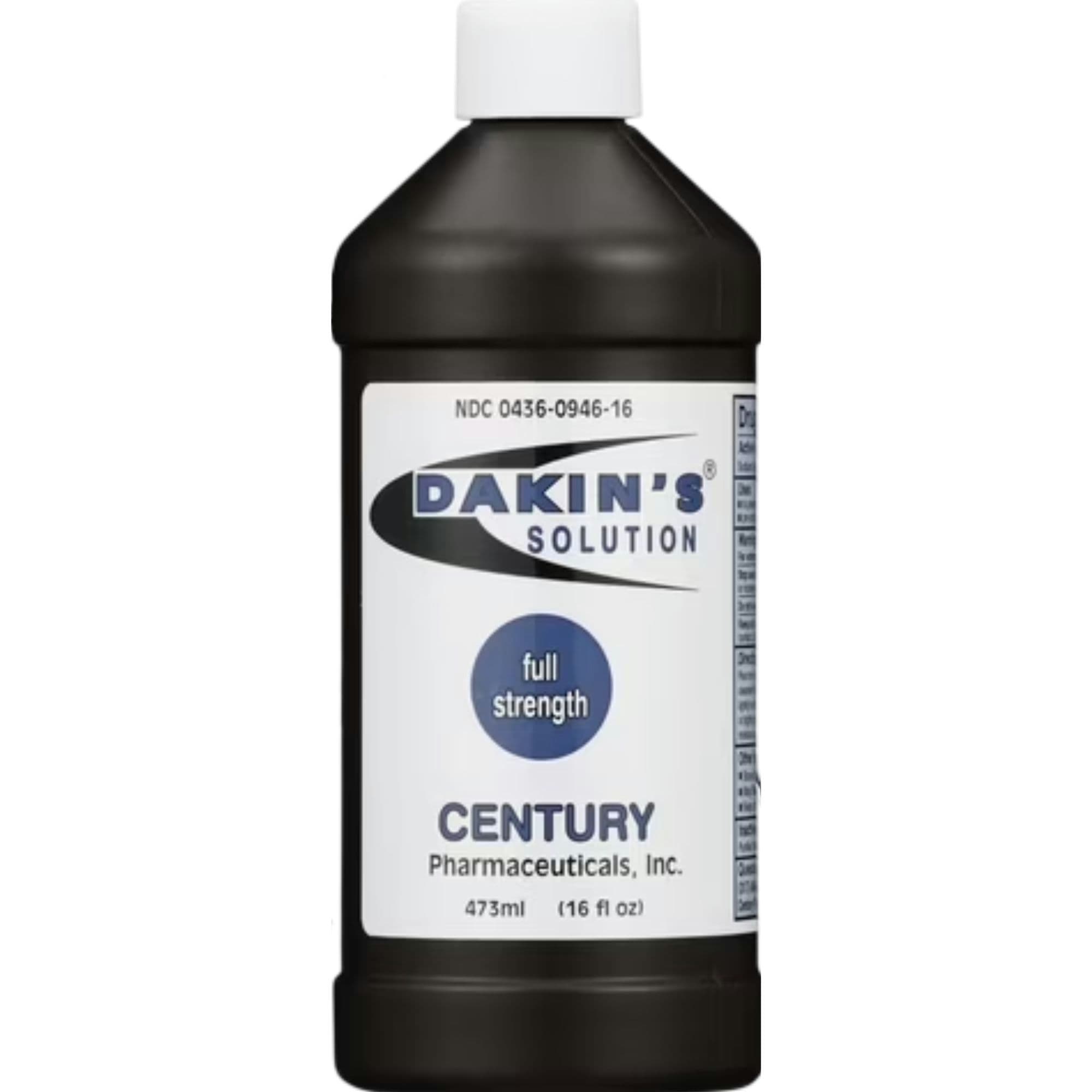 Dakin's Solution Full Strength 0.5% Sodium Hypochlorite Wound Cleanser