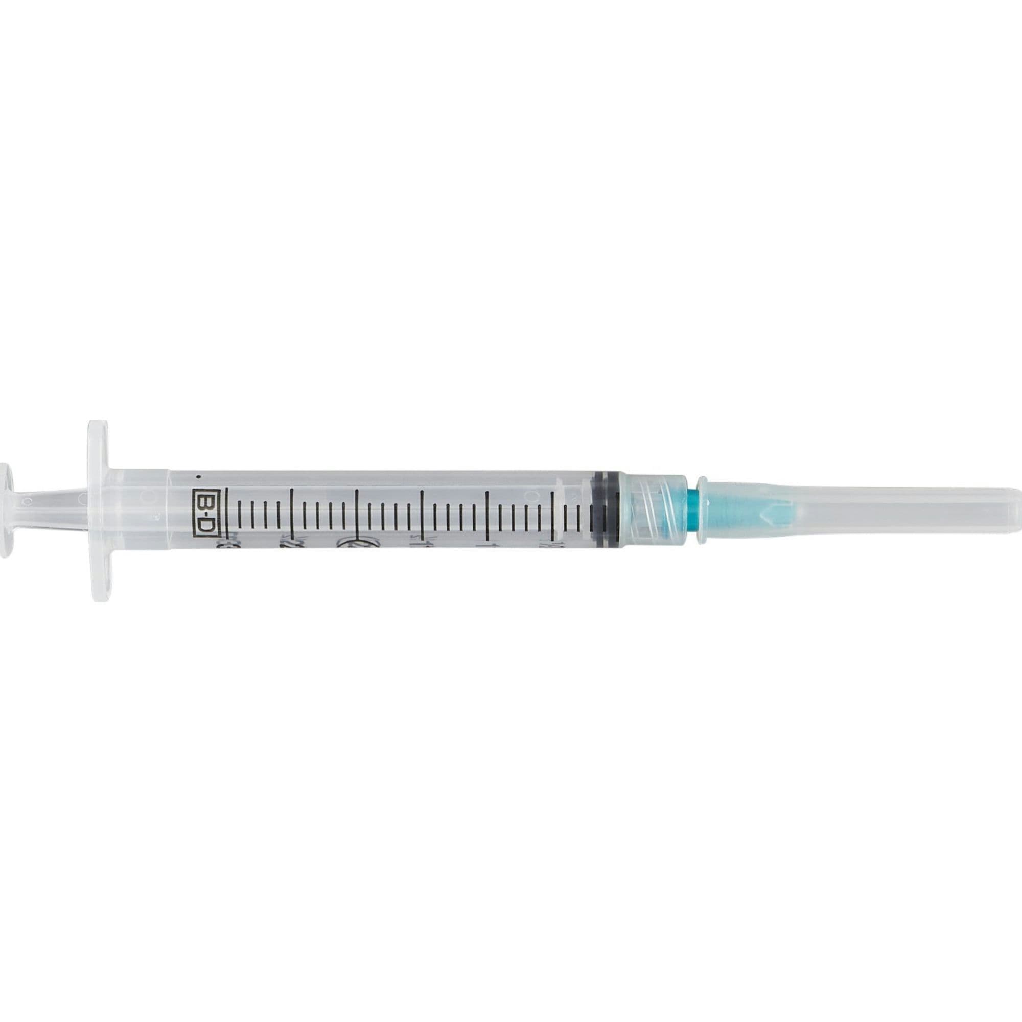 BD Luer-Lok Syringe with Attached Needle, 23 gauge
