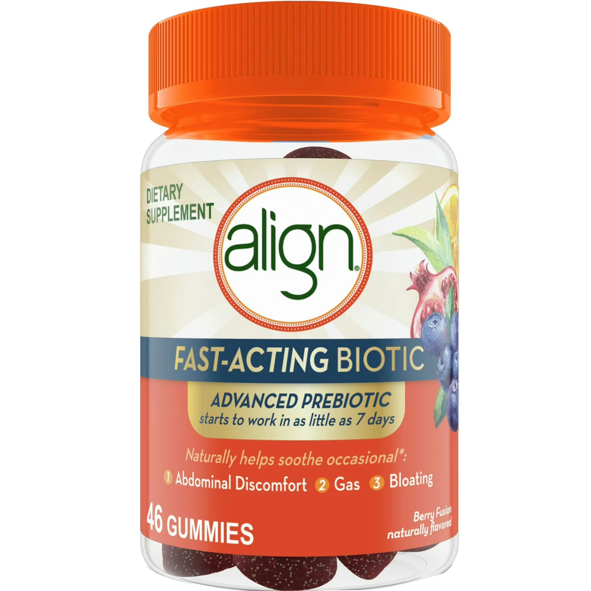 Align Fast-Acting Biotic Advanced Prebiotic Gummies