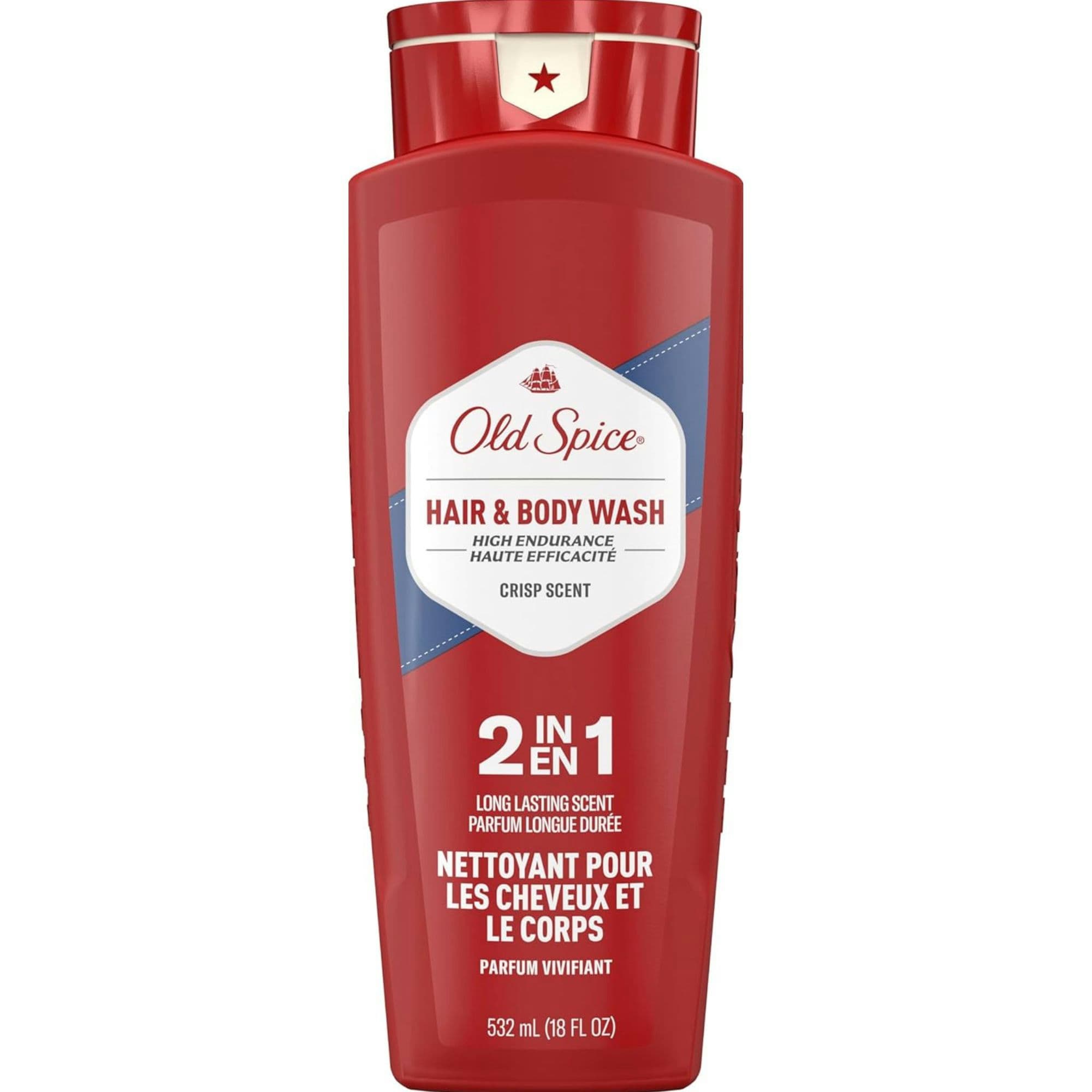 Old Spice High Endurance 2 in 1 Hair & Body Wash for Men