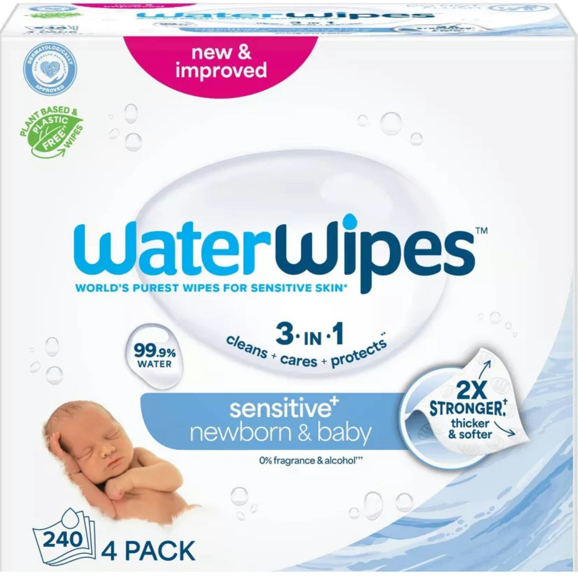WaterWipes Sensitive Plus Newborn & Baby Wipes