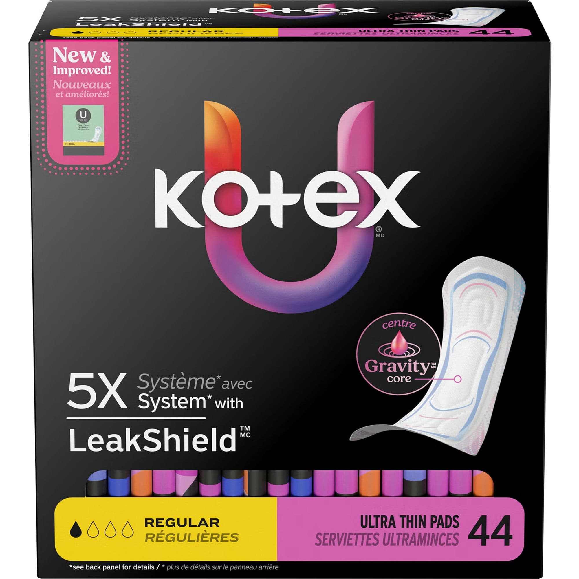 U by Kotex Ultra Thin Pads, Regular Absorbency