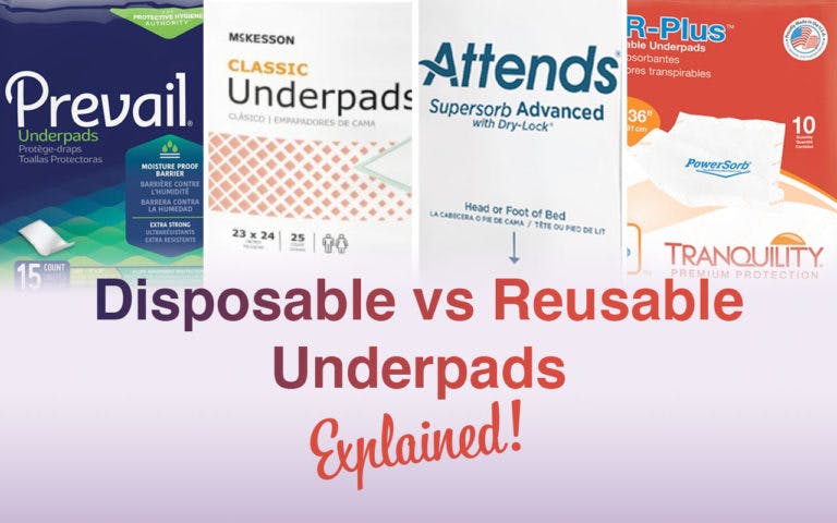 Disposable vs Reusable Underpads Explained