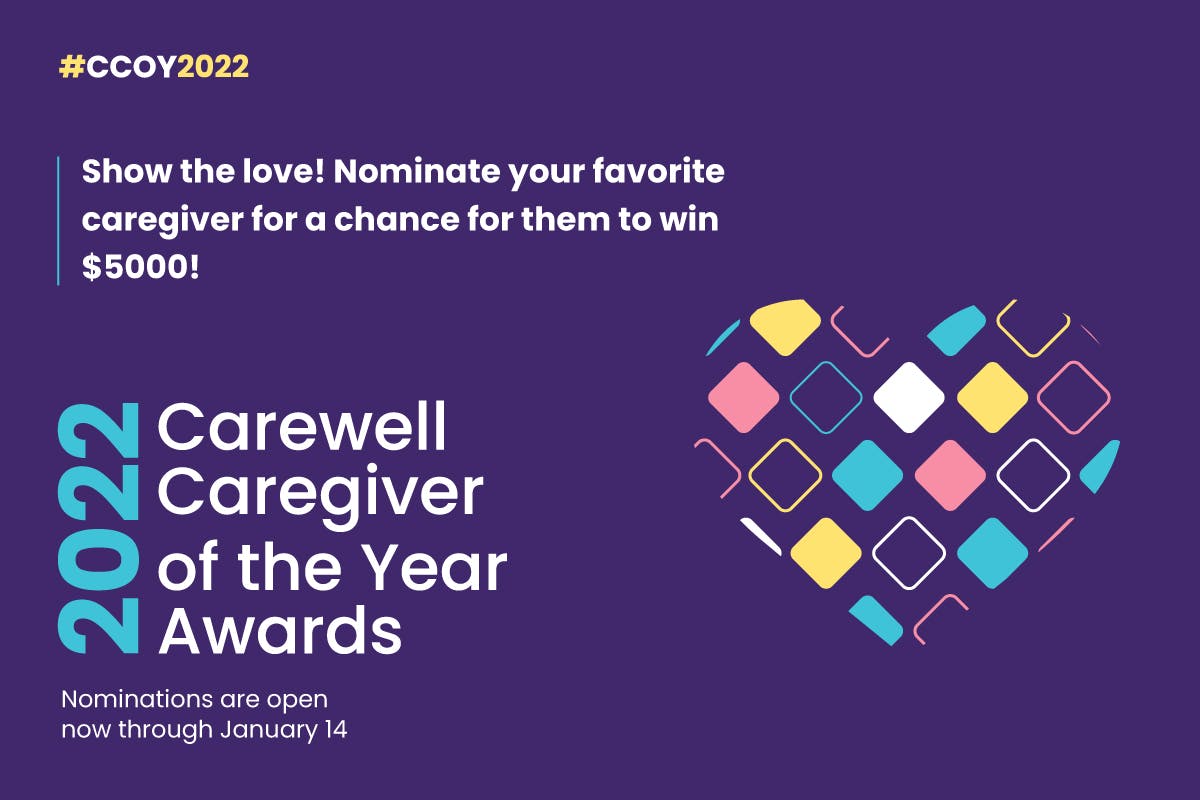 Nominate your loved one for the 2022 caregiver of the year awards.