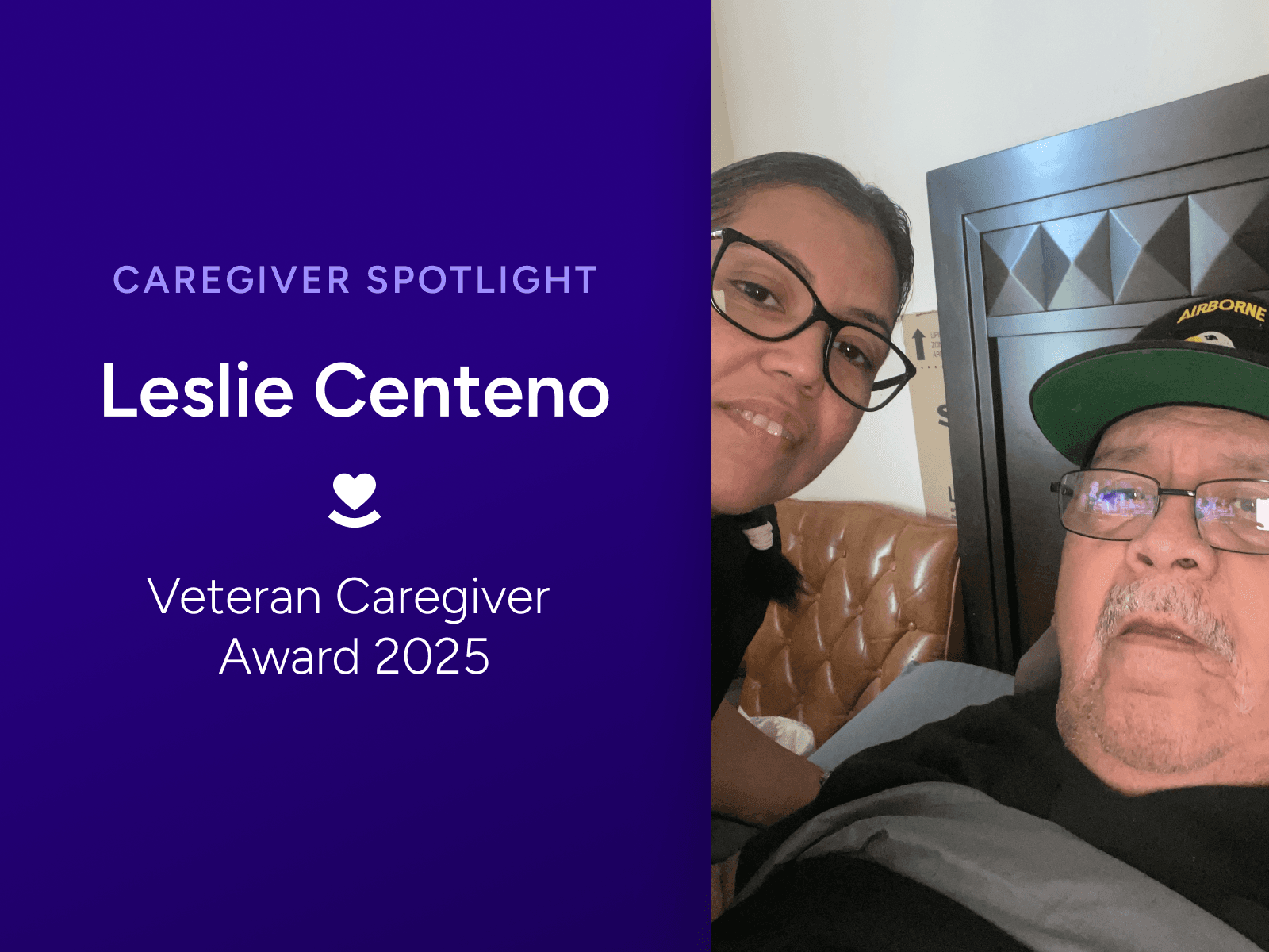 2025 Veteran Caregiver Award Winner: Leslie Centeno