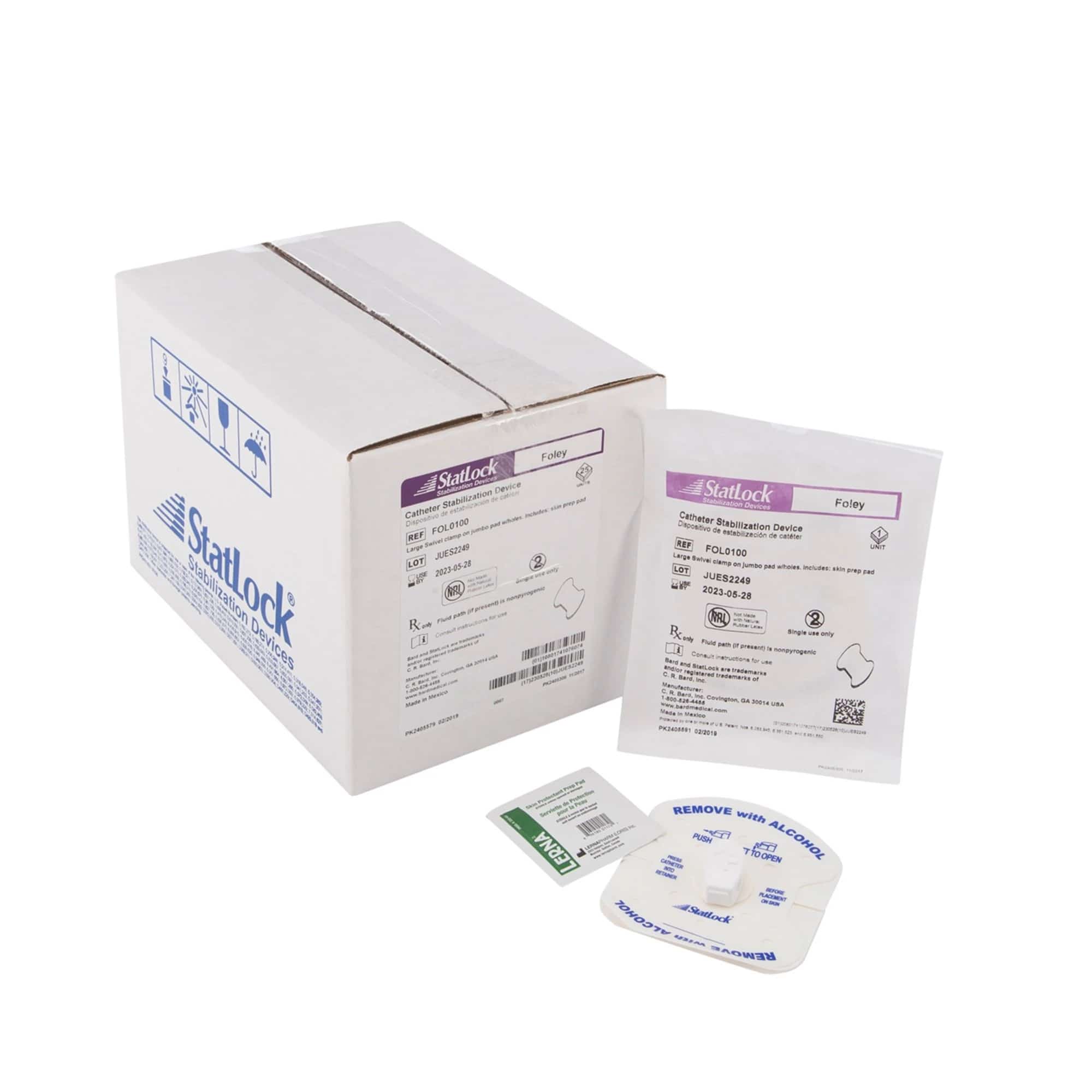 Statlaock StatLock Foley Stabilization Device for Adult Silicone Catheters