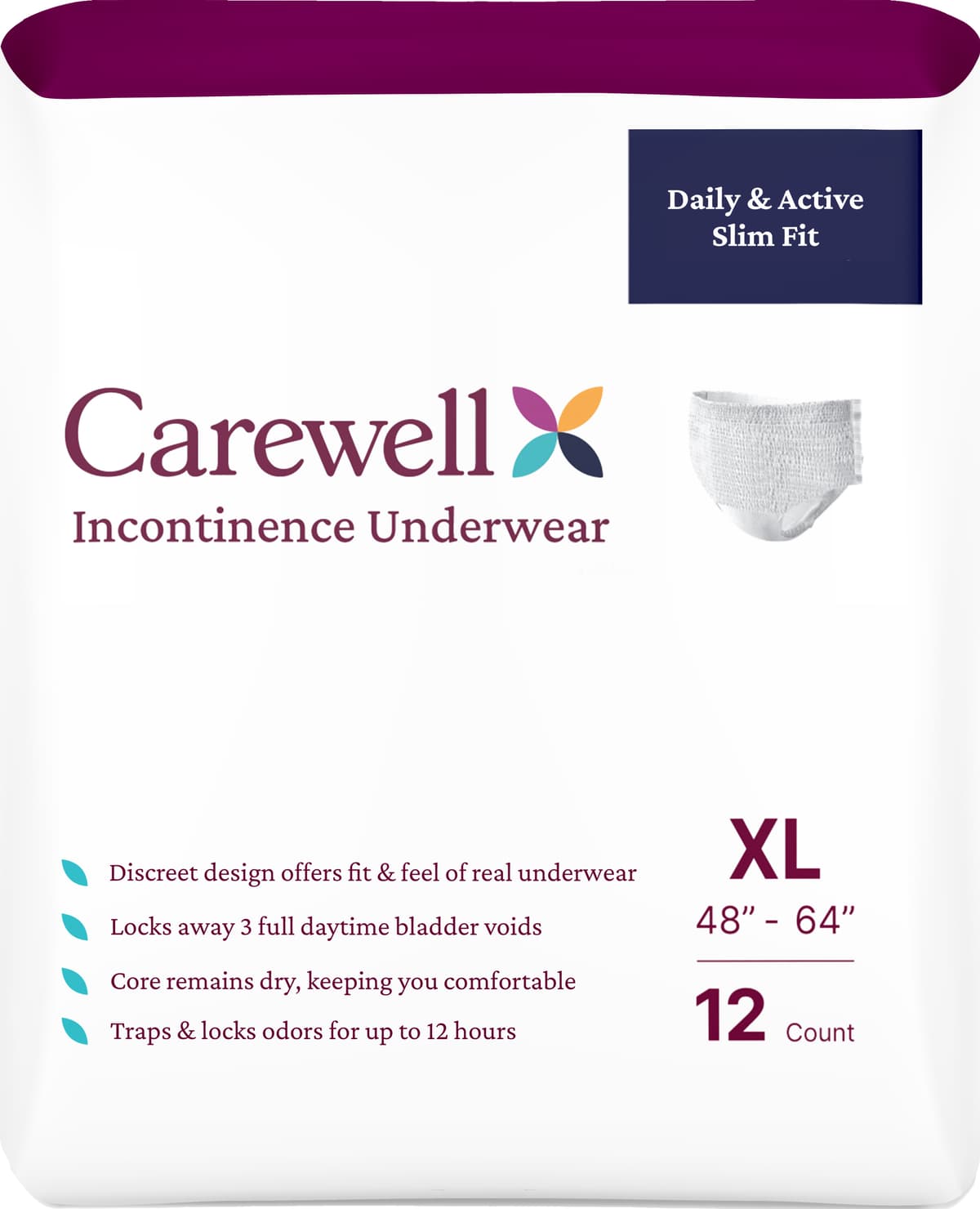 Adult Diapers, Pull Up Underwear & Accessories Carewell
