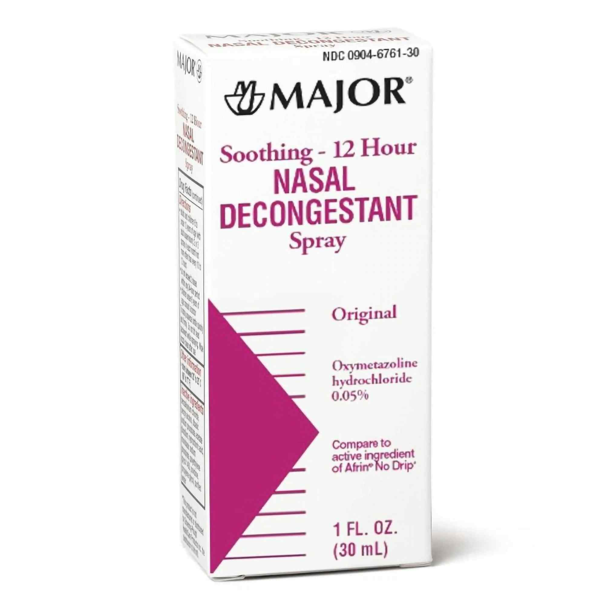 Major Soothing 12 Hour Nasal Decongestant Spray