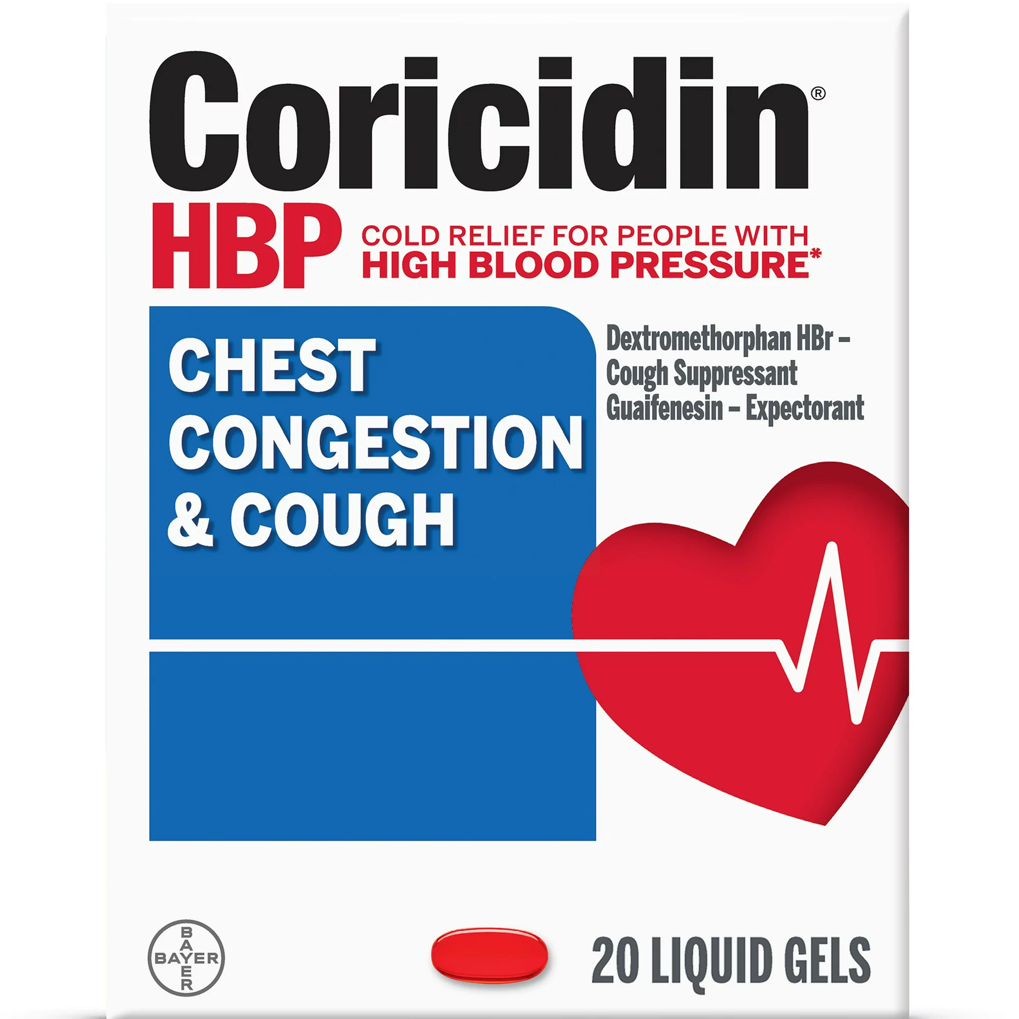 Coricidin HBP Cold and Cough Relief