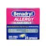 Benadryl LIQUI-GELS Antihistamine Allergy Relief, 25mg, 24 Capsules