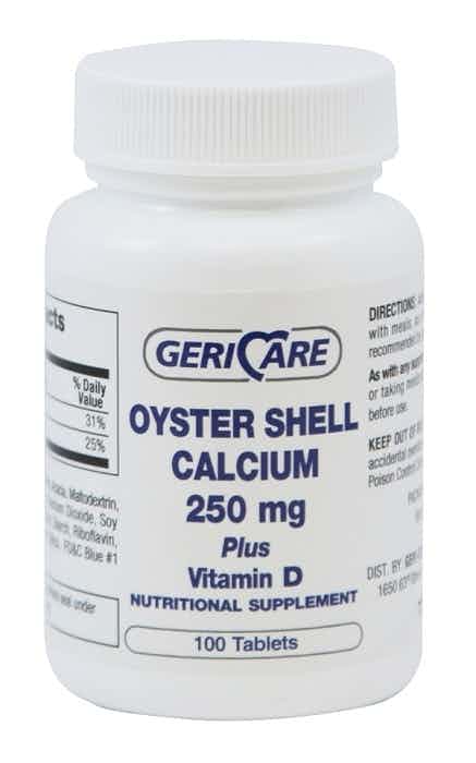Geri-Care Oyster Shell Calcium, 250mg