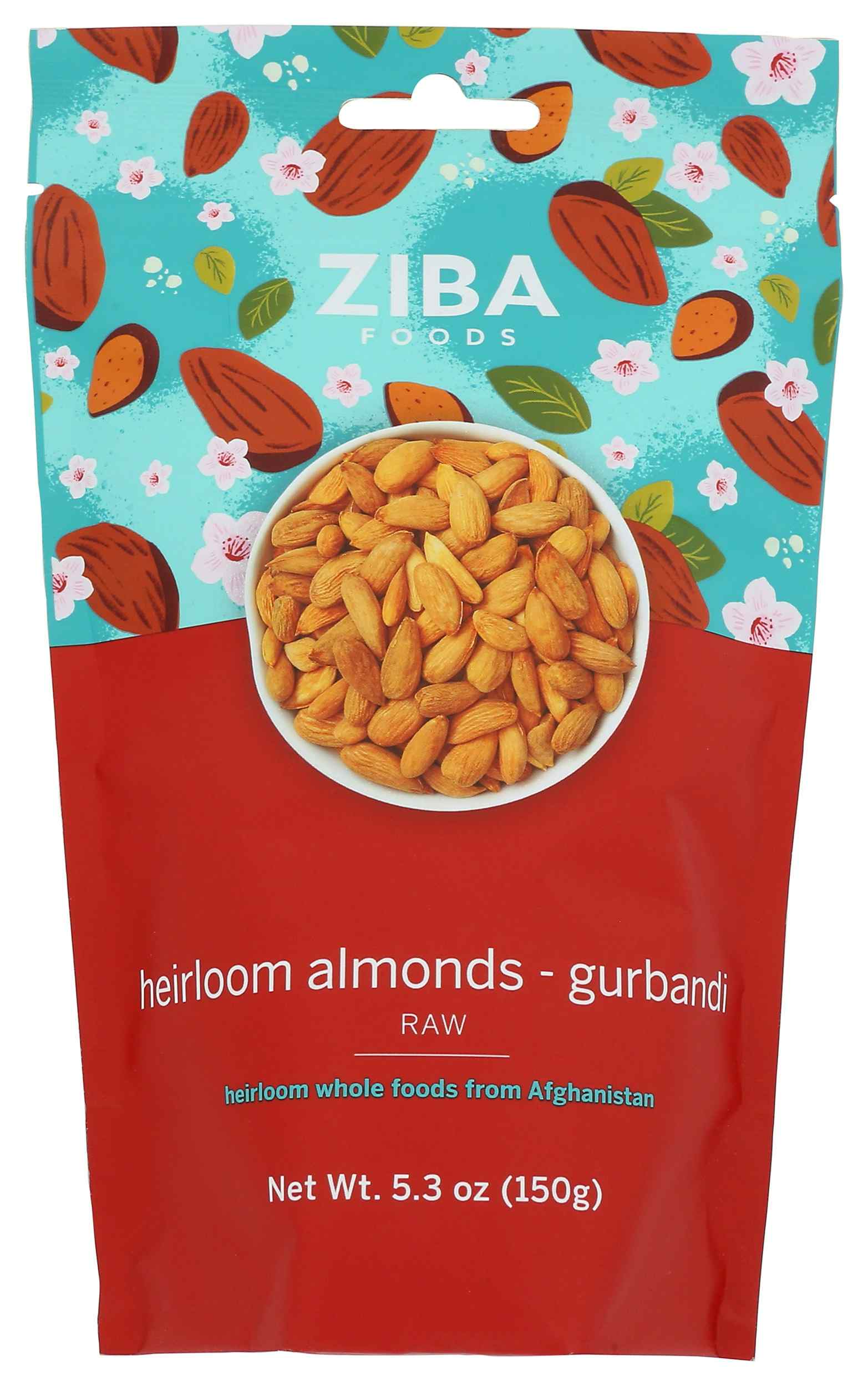 Ziba Foods Heirloom Gurbandi Almonds