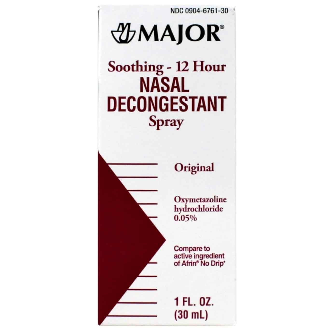 Major Soothing 12 Hour Nasal Decongestant Spray