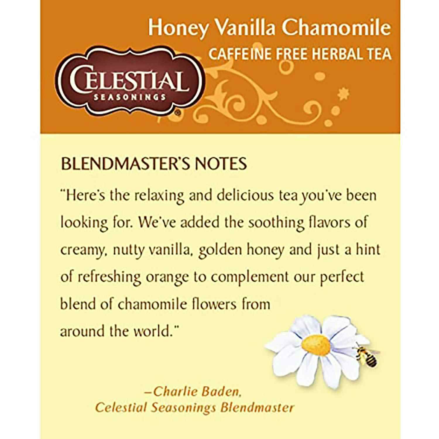 Celestial Seasonings Honey Vanilla Chamomile Herbal Tea