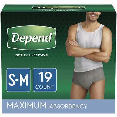 Depend Fit-Flex Pull-Up Underwear for Men, Maximum