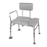 Drive Bath Transfer Bench with Padded Cushioned Seat and Backrest