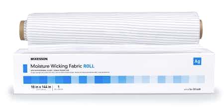 McKesson Silver Moisture Wicking Fabric, 10 X 144 Inch Roll