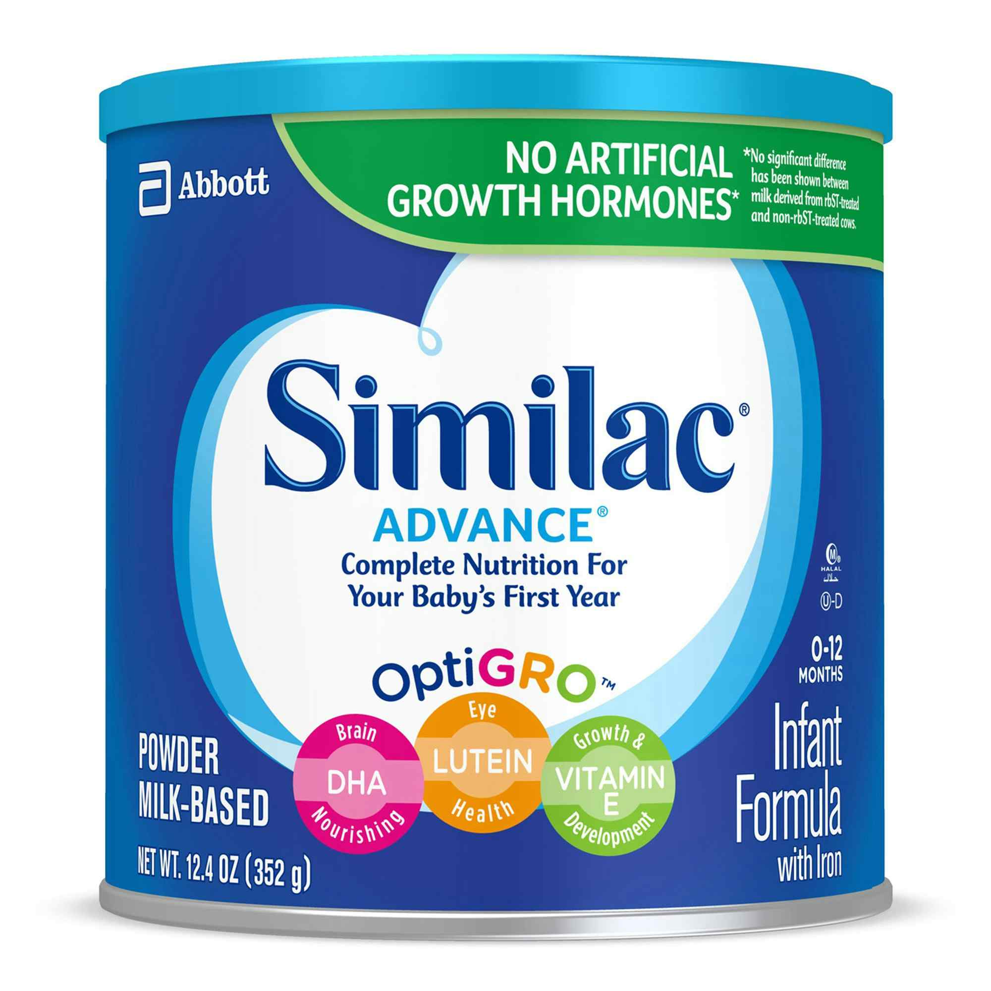 Similac Advance 20 Infant Formula Powder, 12.4 oz., Can