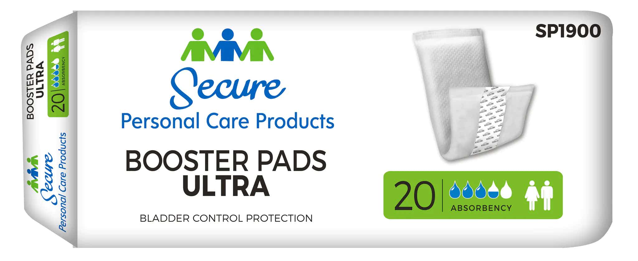 Secure Personal Care Products Booster Pads Ultra, Extra Absorbency