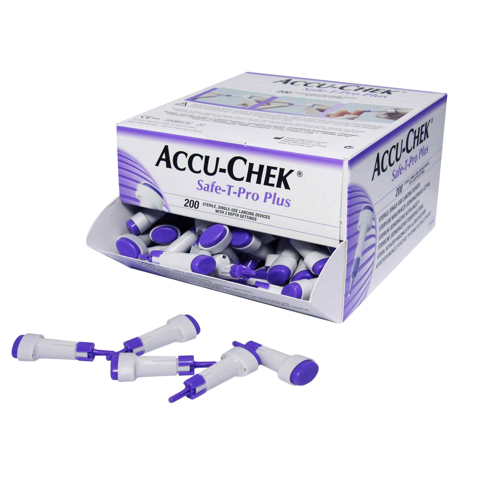 Accu-Chek Safe-T-Pro Plus Adjustable Depth Lancet