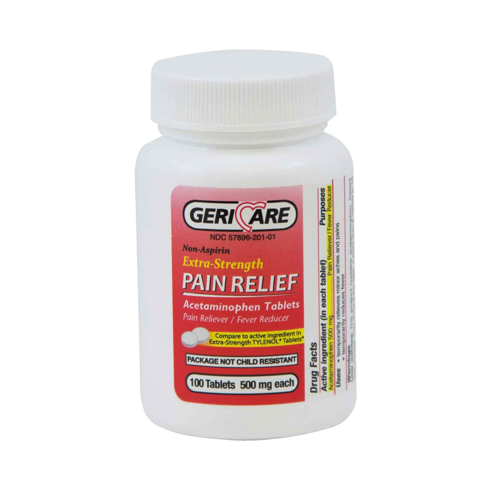 Geri-Care Non-Aspirin Extra Strength Pain Relief, 500 mg