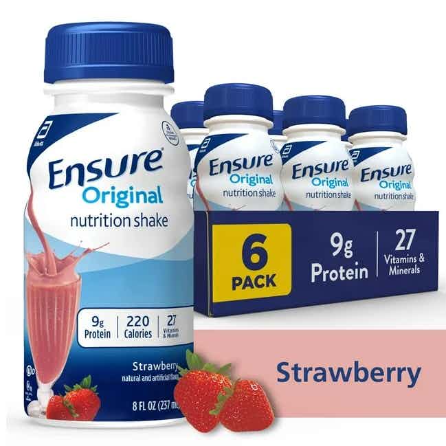 Ensure Original Nutritional Shake, 8 oz., Strawberry