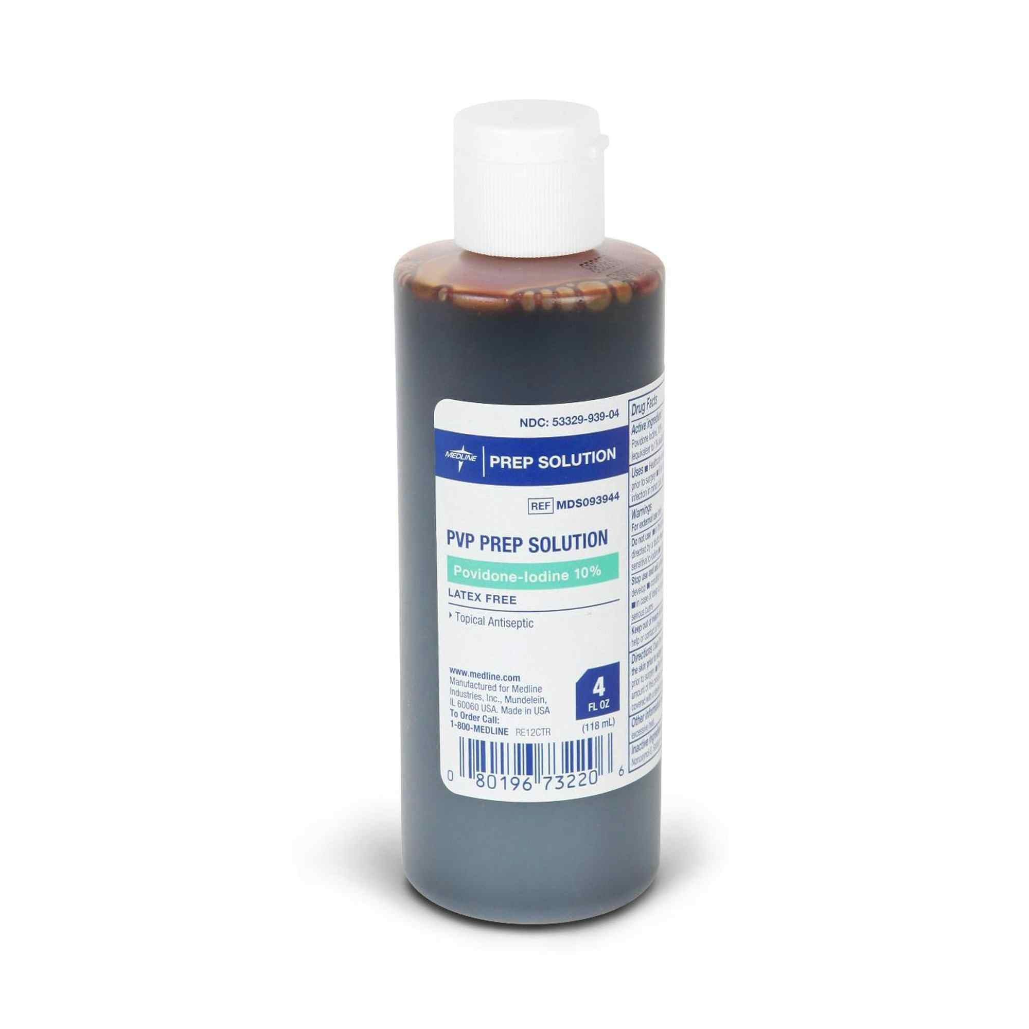 ReadyPrep PVP Prep Solution Providone-Iodine 10% Topical Antiseptic, Latex Free