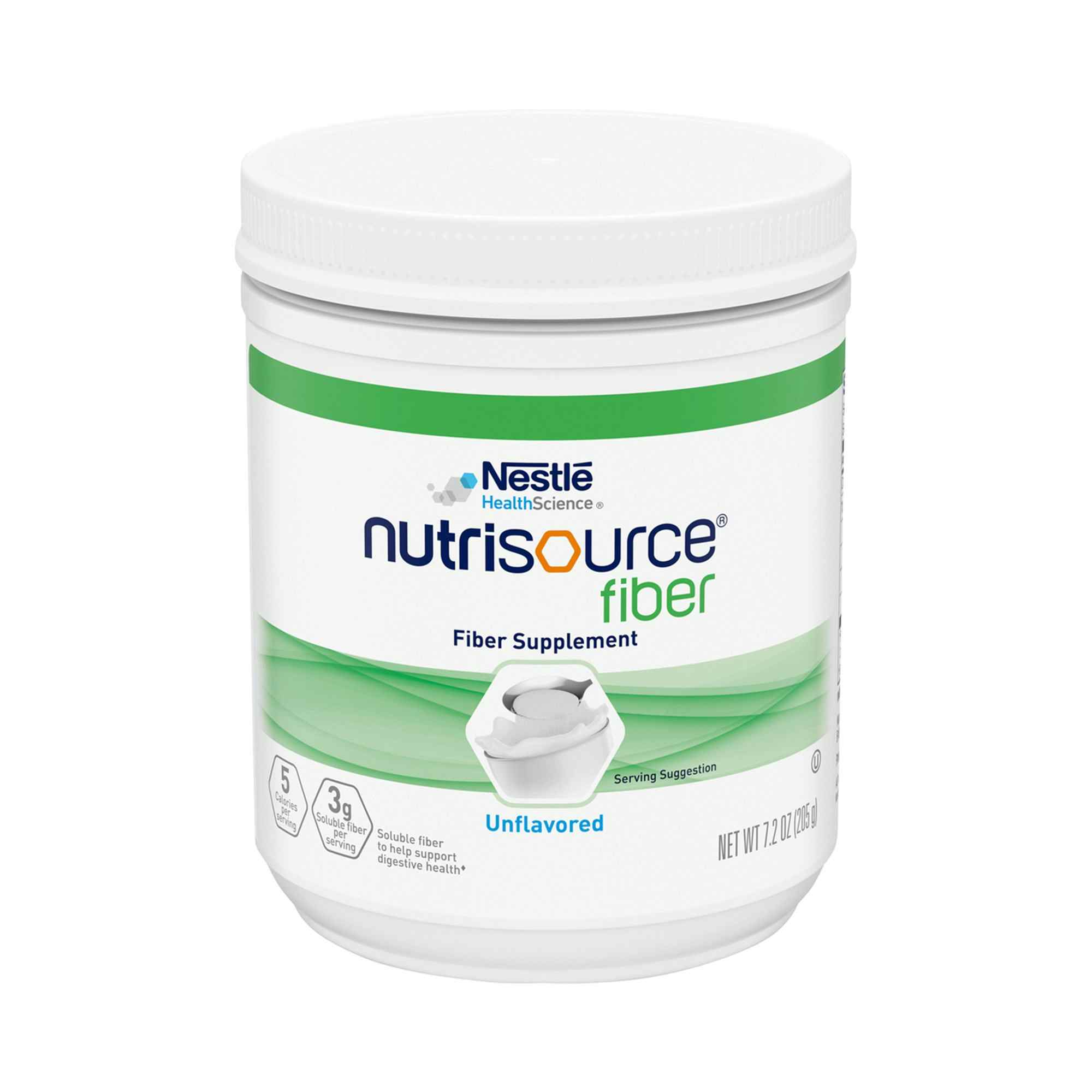 Nutrisource Fiber Supplement Powder, Unflavored, 7.2 oz.