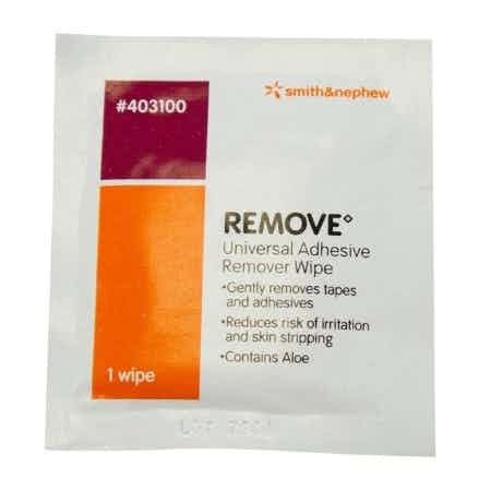 Remove Adhesive Remover Wipe, 2.5 X 2.5"