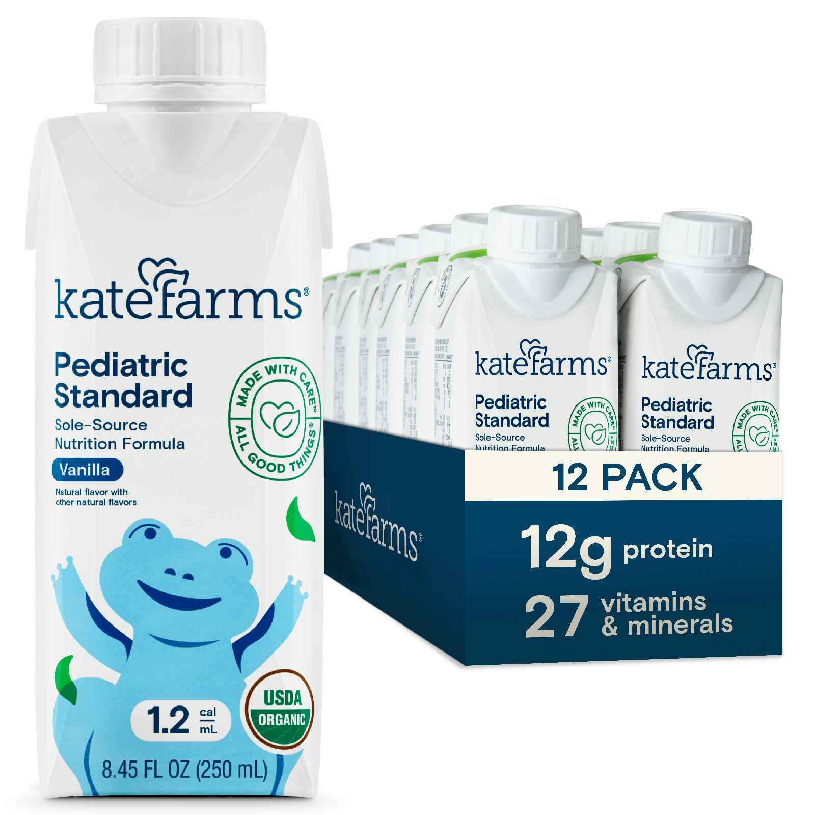 Kate Farms Pediatric Standard 1.2 Sole-Source Nutrition Formula, 8.45 oz.