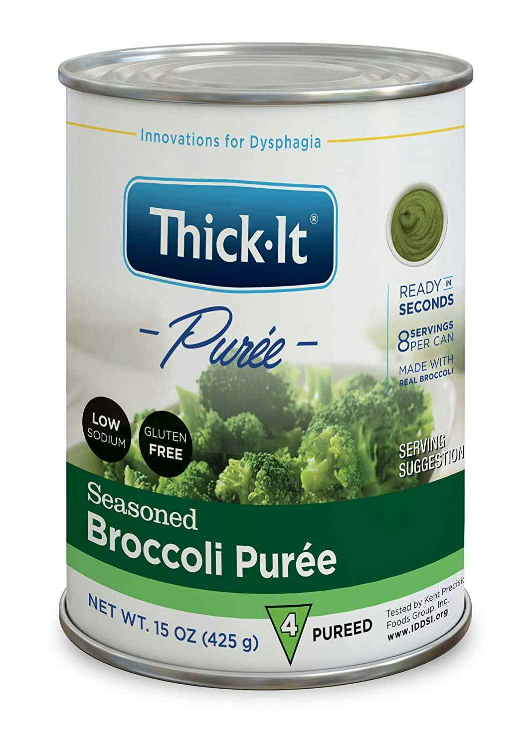 Thick-It Purees Seasoned Broccoli Puree, 15 oz.