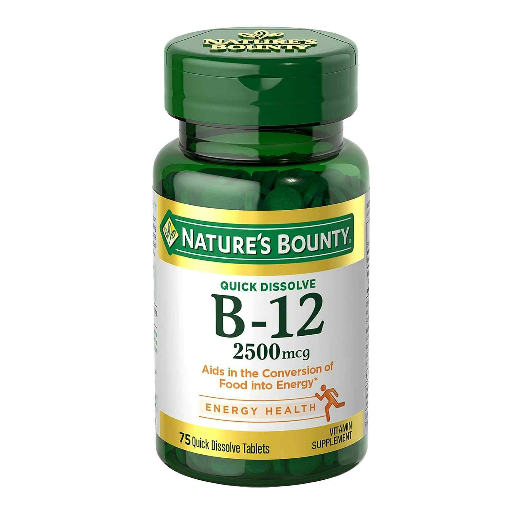 Nature's Bounty Vitamin B12, 2500 mcg