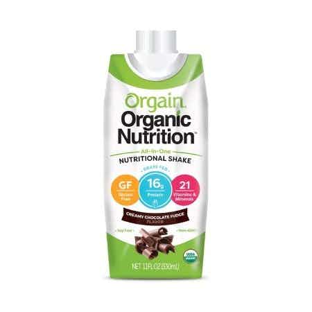Orgain Organic Nutrition All-In-One Nutritional Shake, Creamy Chocolate Fudge, 11 oz.