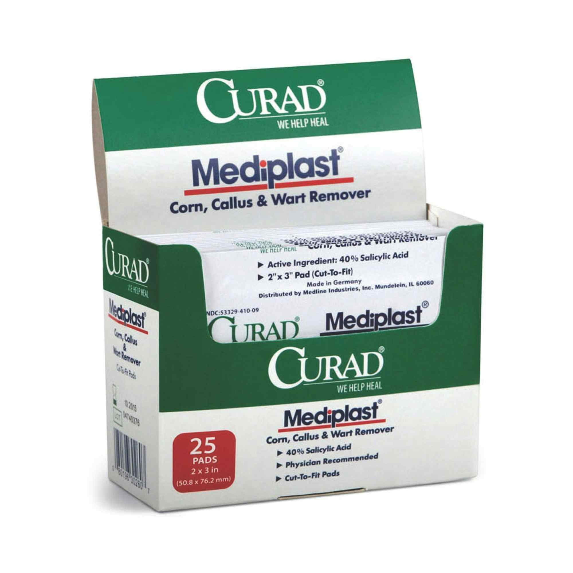 Curad MediPlast Corn, Callus & Wart Remover Pads