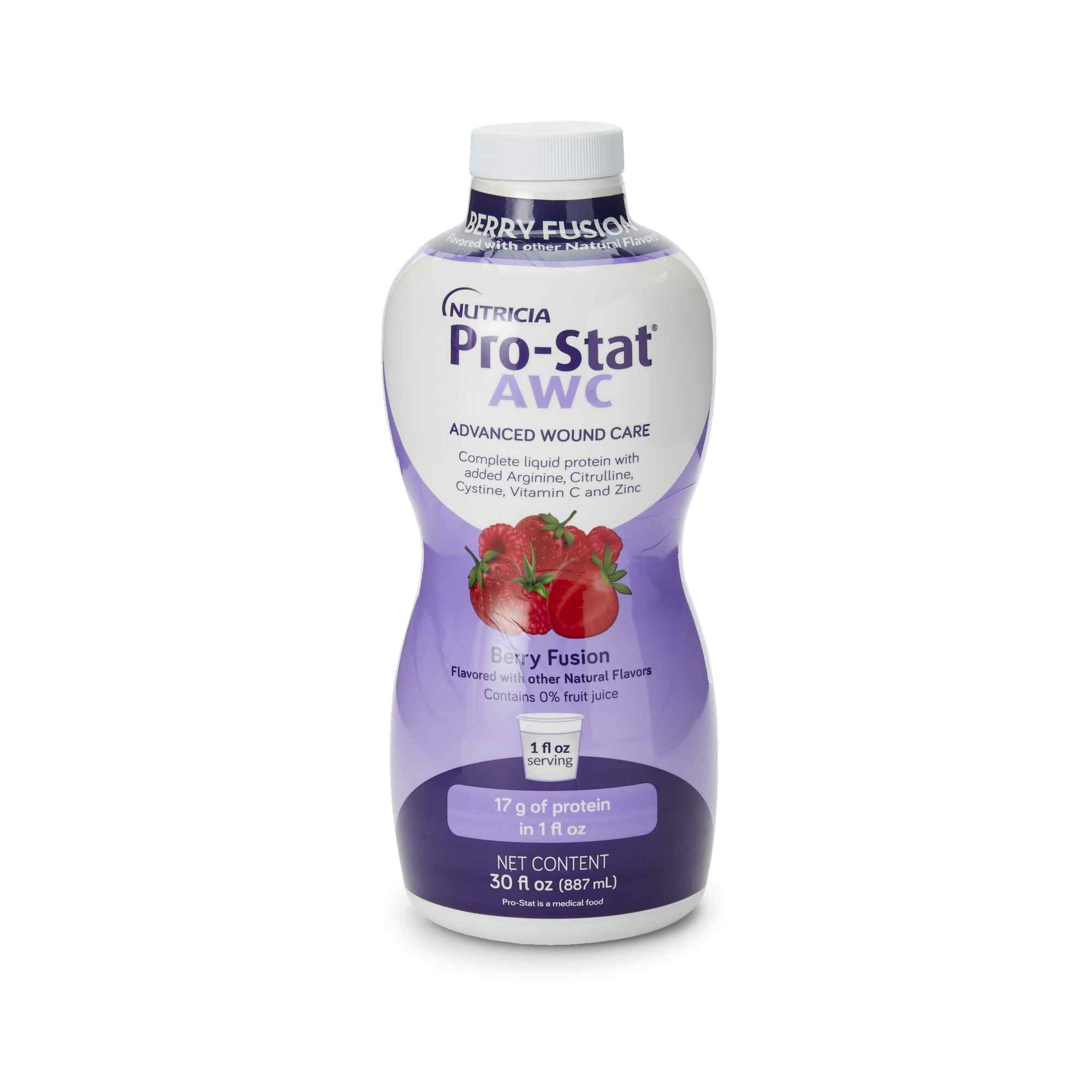 Nutricia Pro-Stat AWC Complete Liquid Protein, Berry Fusion, 30 oz.