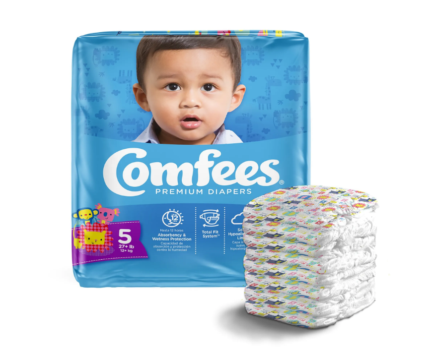 Comfees Premium Baby Diapers, Moderate Absorbency