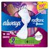 Always Radiant Pads, Size 2, Light Clean Scent, Heavy Flow Absorbency