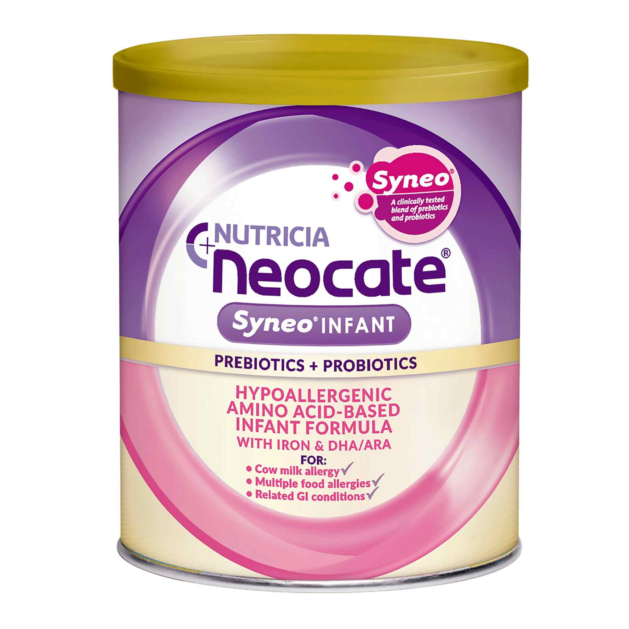 Nutricia Neocate Syneo Infant Hypoallergenic Amino-Based Infant Formula, 14.1 oz.