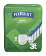 FitRight Disposable Cloth-Like Briefs Bariatric Adult Diapers with Tabs, Maximum Absorbency