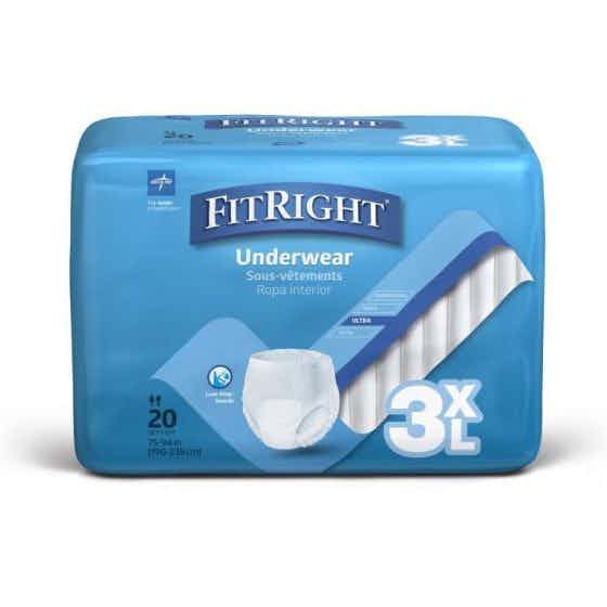 FitRight Protective Underwear, Heavy Absorbency