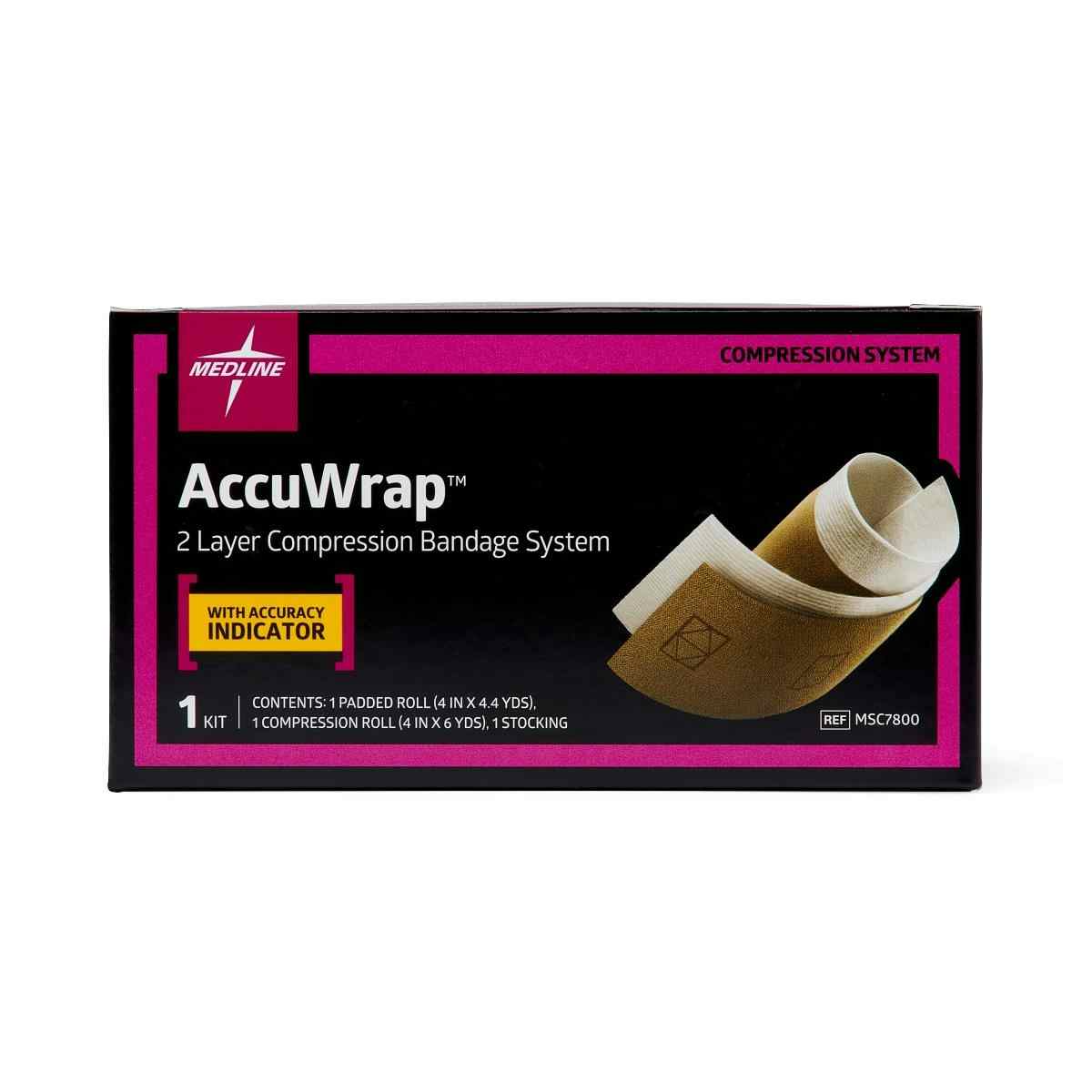 Medline AccuWrap 2-Layer Compression Bandage System