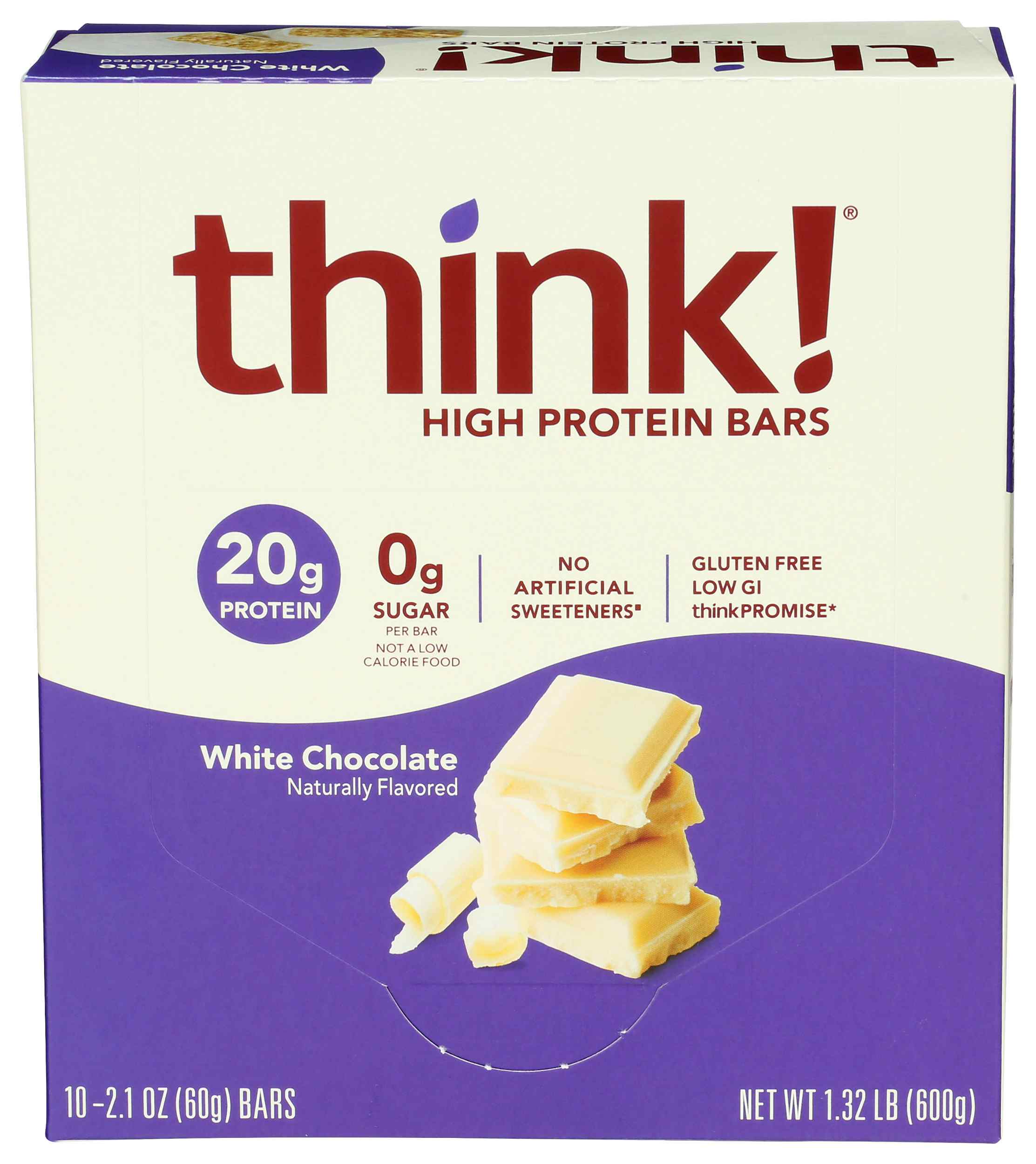 think! High Protein White Chocolate Bars