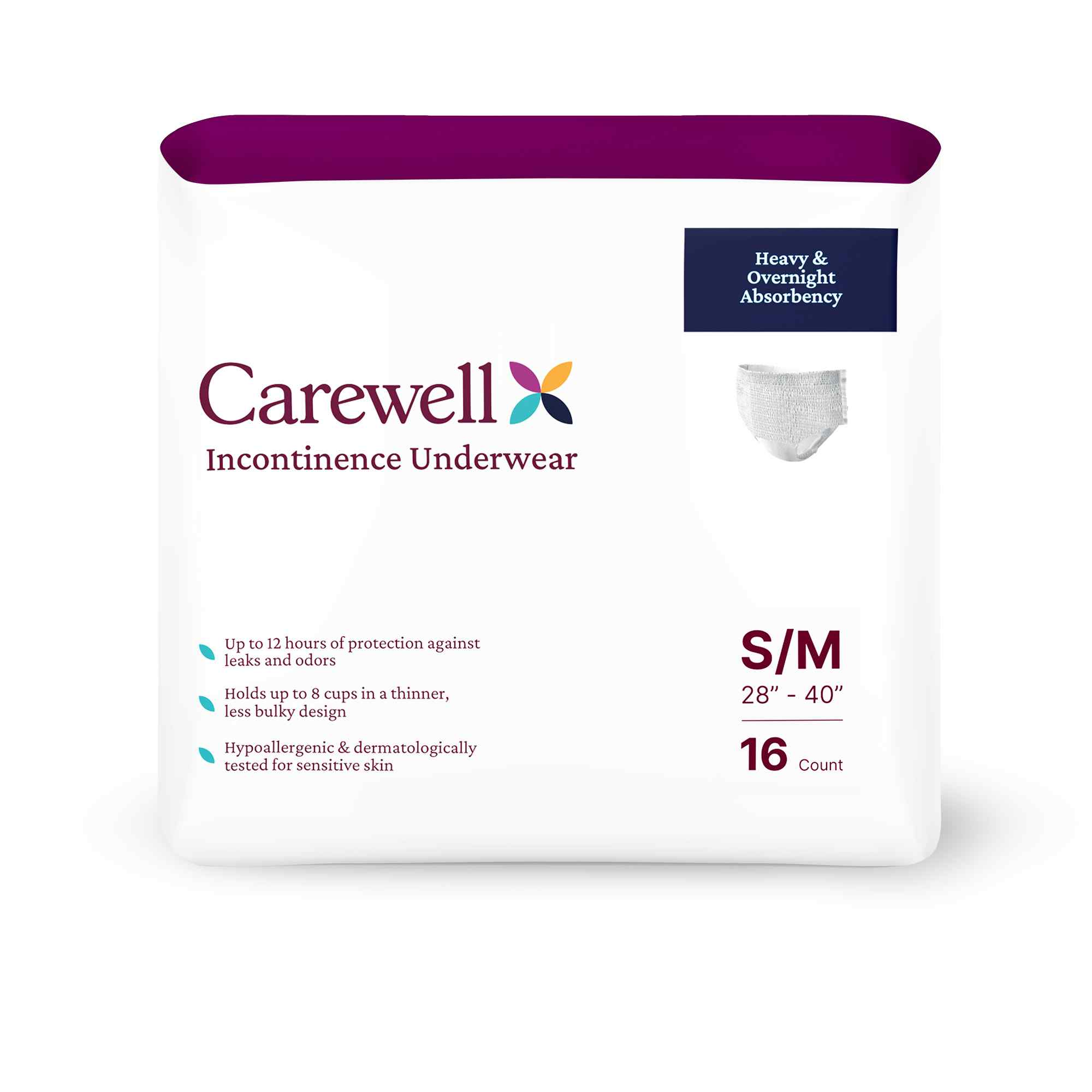 Carewell Slim and Soft Incontinence Underwear